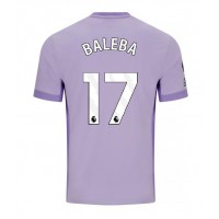 Brighton Carlos Baleba #17 Vonkajší futbalový dres 2025-26 Krátky Rukáv